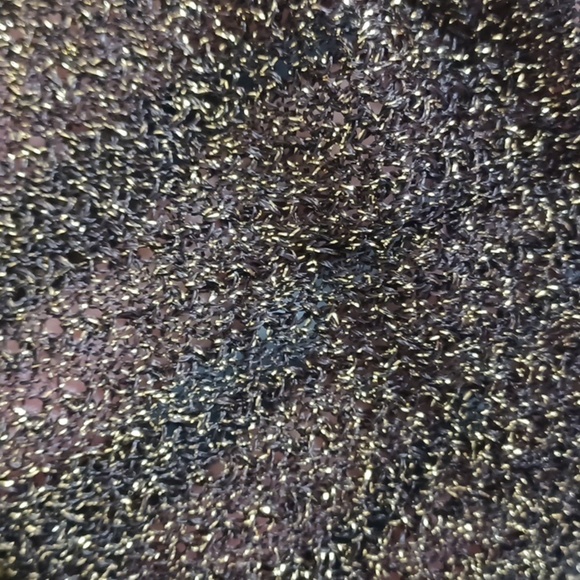 Cejon Accessories Inc. Bolero, front tie, gold thread, NWT, sz L - Picture 5 of 6